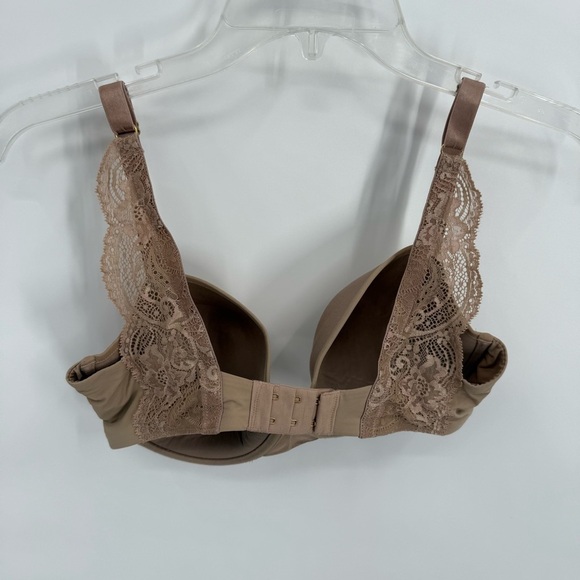 ThirdLove Lace Detail Bra Size 34F Tan Underwire T-shirt 24/7 Back Closure - Picture 5 of 7